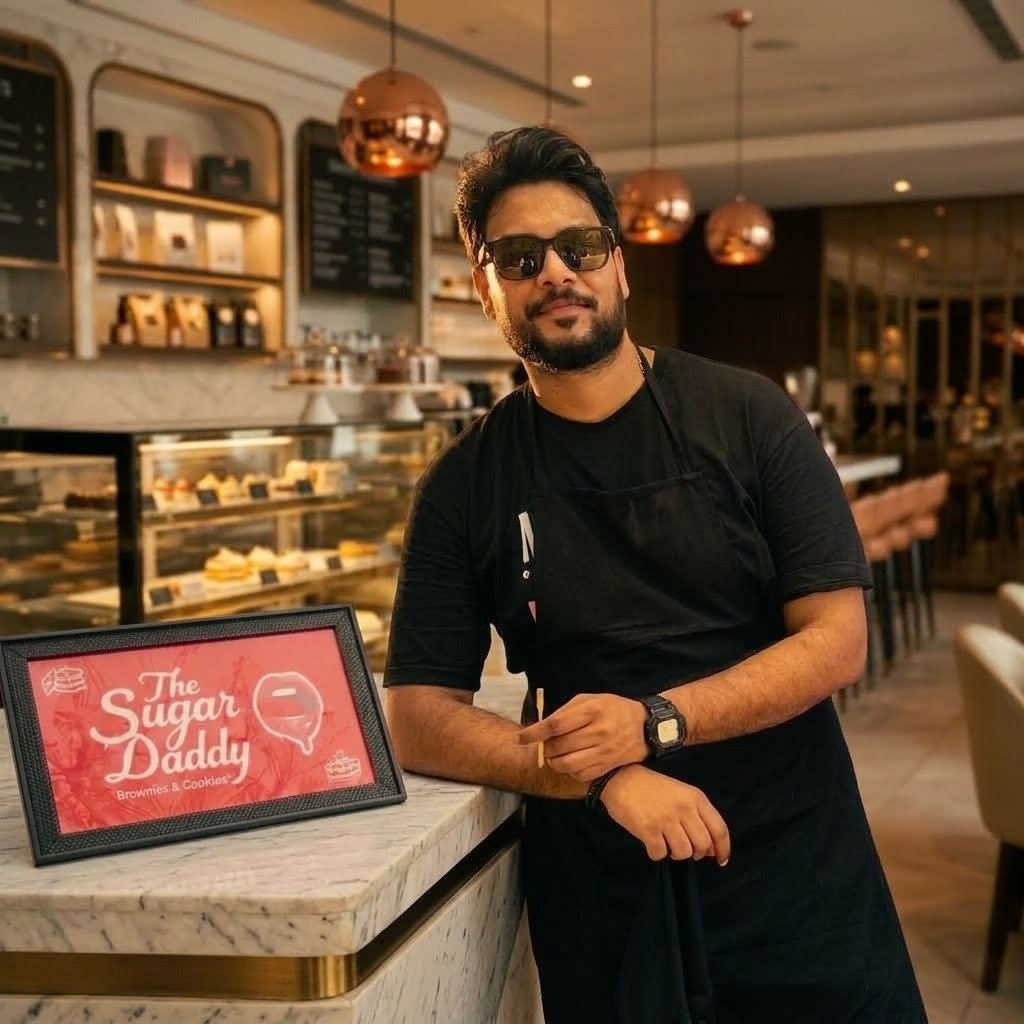 Chef Bharat, Founder and Pastry Chef of The Sugar Daddy