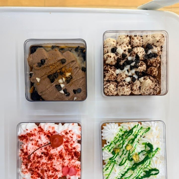 Curated Quad Dessert Tub Gift Box by The Sugar Daddy